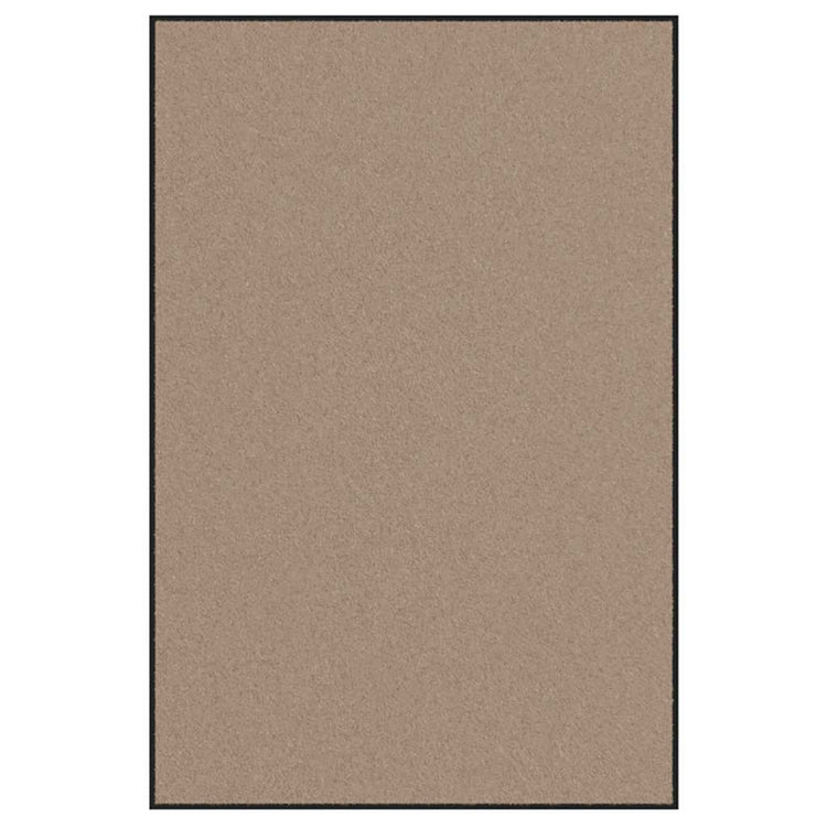 Vidaxx Fußmatte Beige und Schwarz 120 x 180 cm Polypropylen und Vinyl
