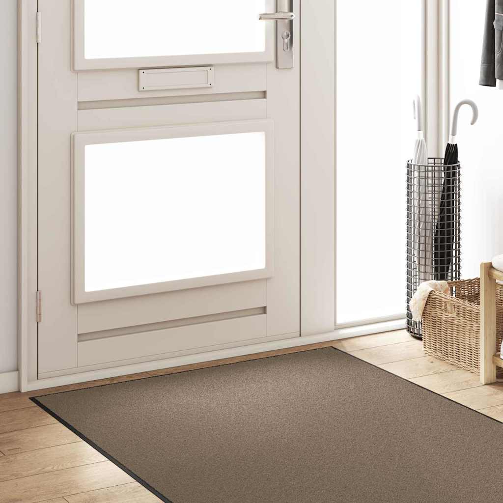 Vidaxx Fußmatte Beige und Schwarz 120 x 250 cm Polypropylen und Vinyl