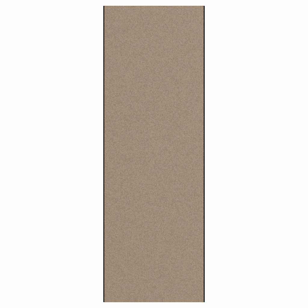 Vidaxx Fußmatte Beige und Schwarz 120 x 350 cm Polypropylen und Vinyl