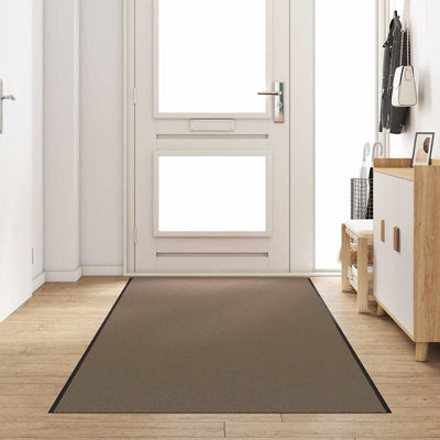 Vidaxx Fußmatte Beige und Schwarz 120 x 400 cm Polypropylen und Vinyl
