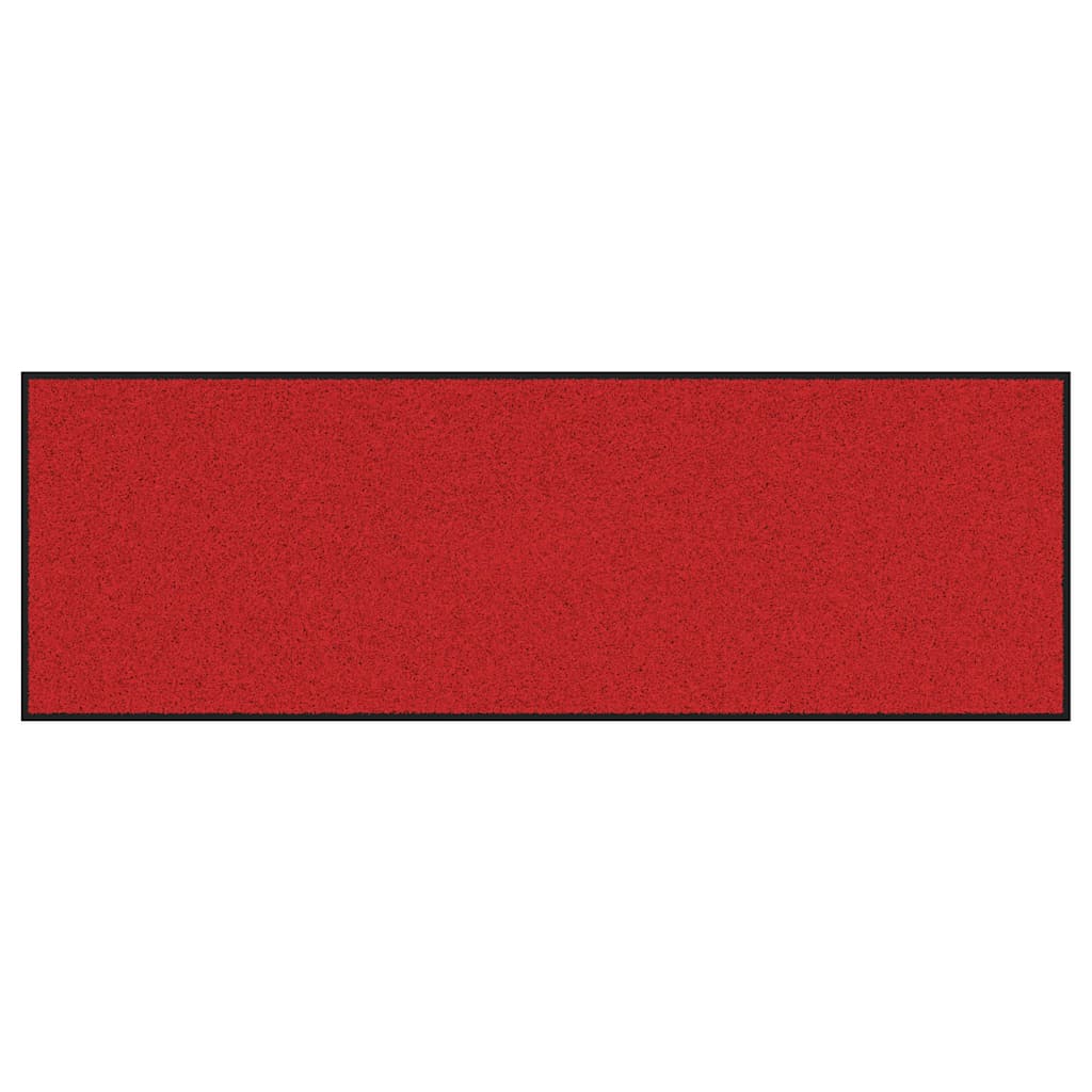Vidaxx-Fußmatte, verschiedene Farben: Rot und Schwarz, 60 x 180 cm, Polypropylen und Vinyl