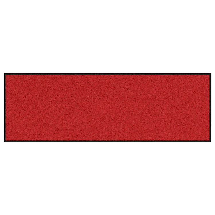 Vidaxx-Fußmatte, verschiedene Farben: Rot und Schwarz, 60 x 180 cm, Polypropylen und Vinyl