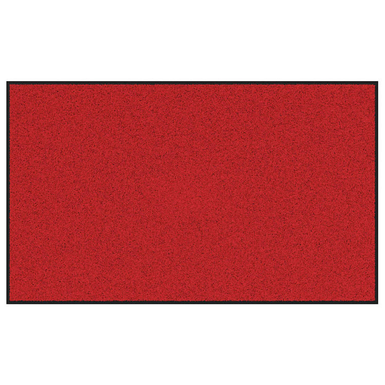 Vidaxx-Fußmatte, verschiedene Farben: Rot und Schwarz, 90 x 150 cm, Polypropylen und Vinyl