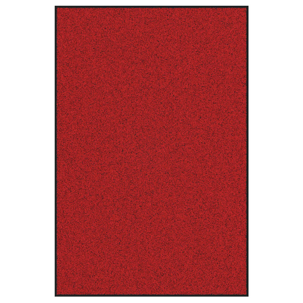 Vidaxx Fußmatte Rot und Schwarz 120 x 180 cm Polypropylen und Vinyl
