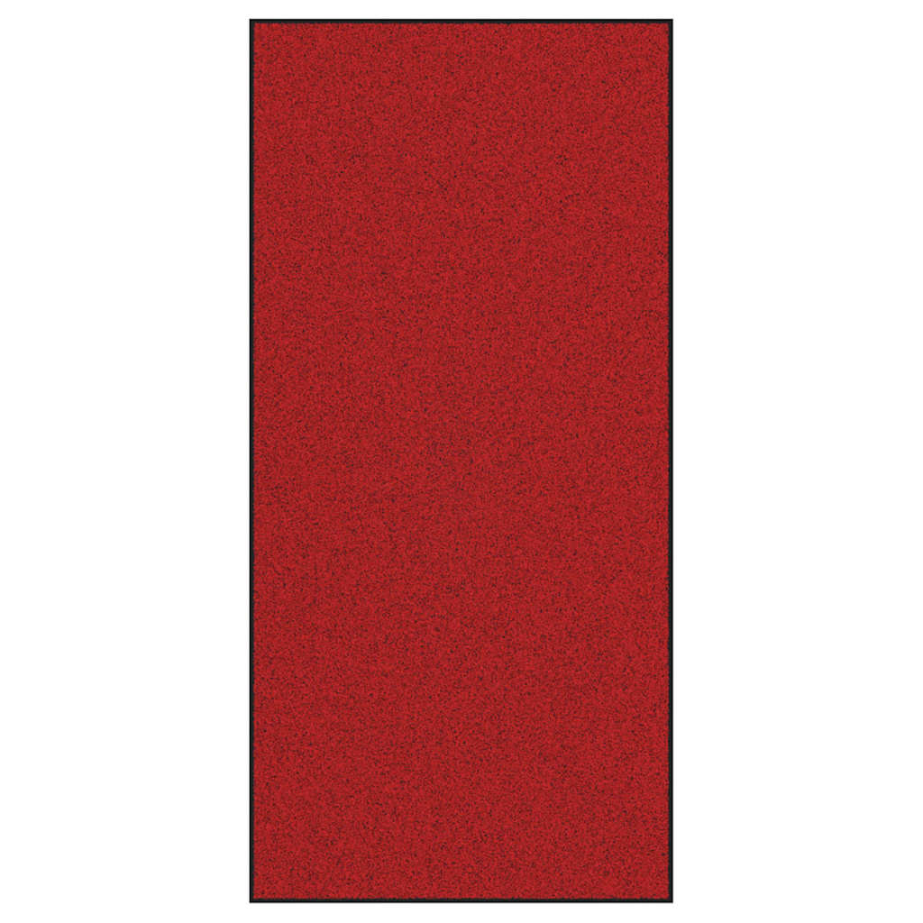 Vidaxx Fußmatte Rot und Schwarz 120 x 250 cm Polypropylen und Vinyl