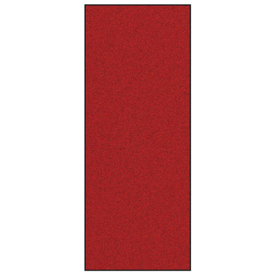 Vidaxx Fußmatte Rot und Schwarz 120 x 300 cm Polypropylen und Vinyl