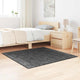 Vidaxx Anti-Rutsch-Shaggy-Teppich dunkelgrau 120 x 120 cm PP