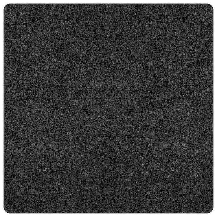 Vidaxx Anti-Rutsch-Shaggy-Teppich dunkelgrau 120 x 120 cm PP