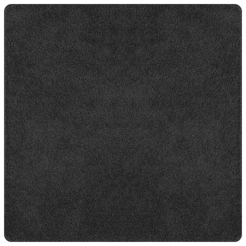 Vidaxx Anti-Rutsch-Shaggy-Teppich dunkelgrau 200 x 200 cm PP