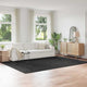 Vidaxx Anti-Rutsch-Shaggy-Teppich dunkelgrau 240 x 340 cm PP