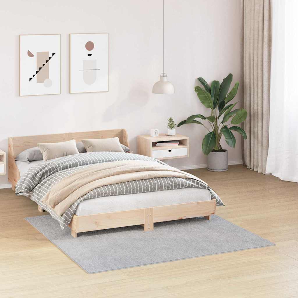Vidaxx Anti-Rutsch-Shaggy-Teppich grau 160 x 160 cm PP