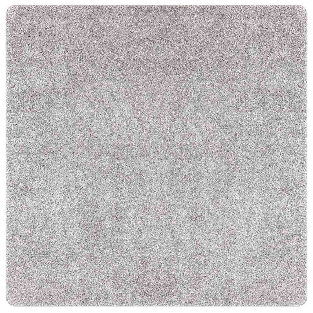 Vidaxx Anti-Rutsch-Shaggy-Teppich grau 160 x 160 cm PP