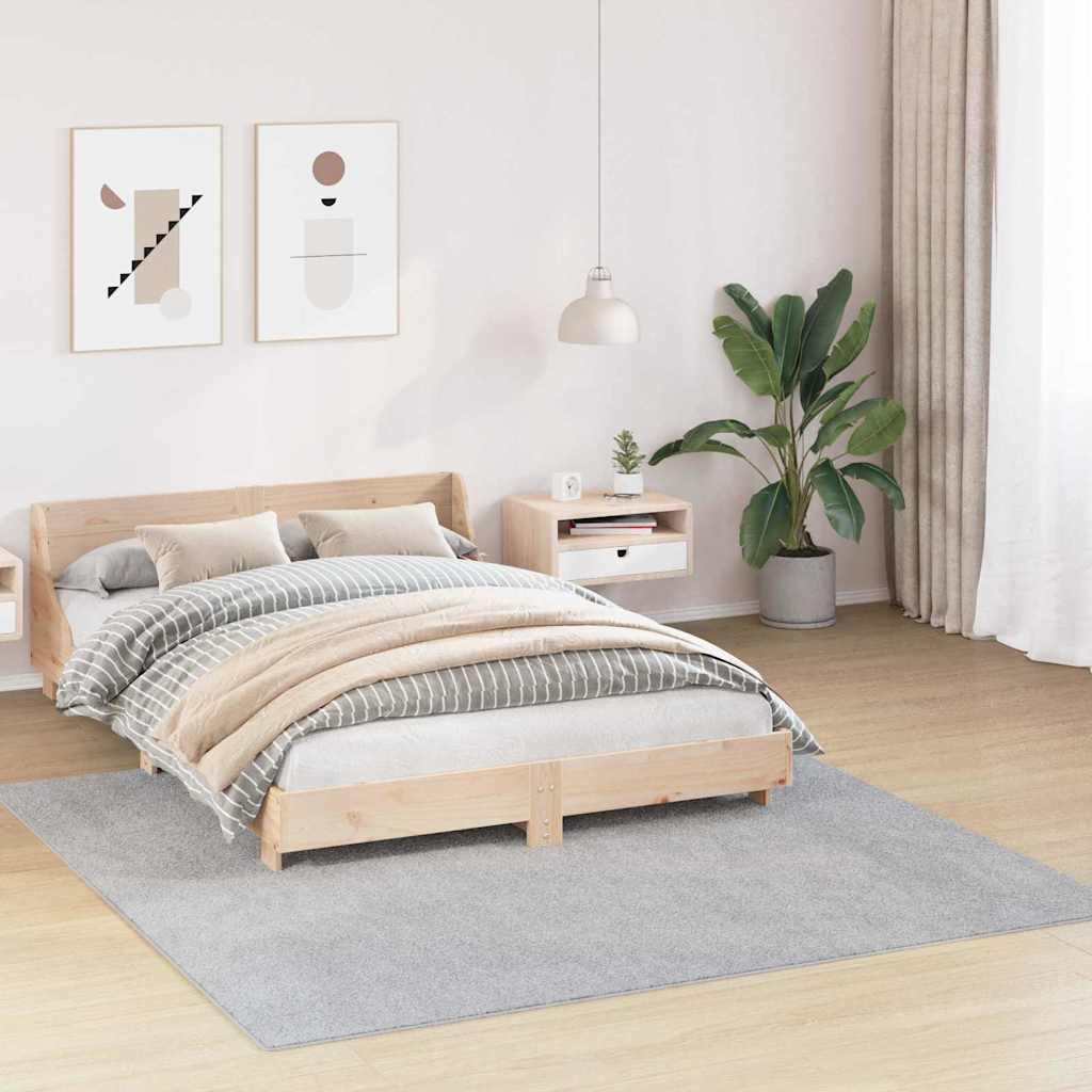 Vidaxx Anti-Rutsch-Shaggy-Teppich grau 200 x 200 cm PP
