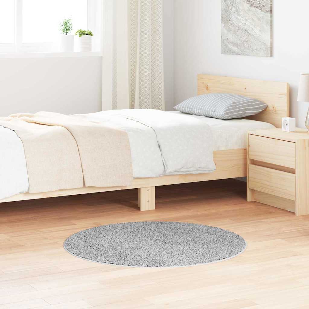 Vidaxx Anti-Rutsch-Shaggy-Teppich grau 90 x 90 cm PP