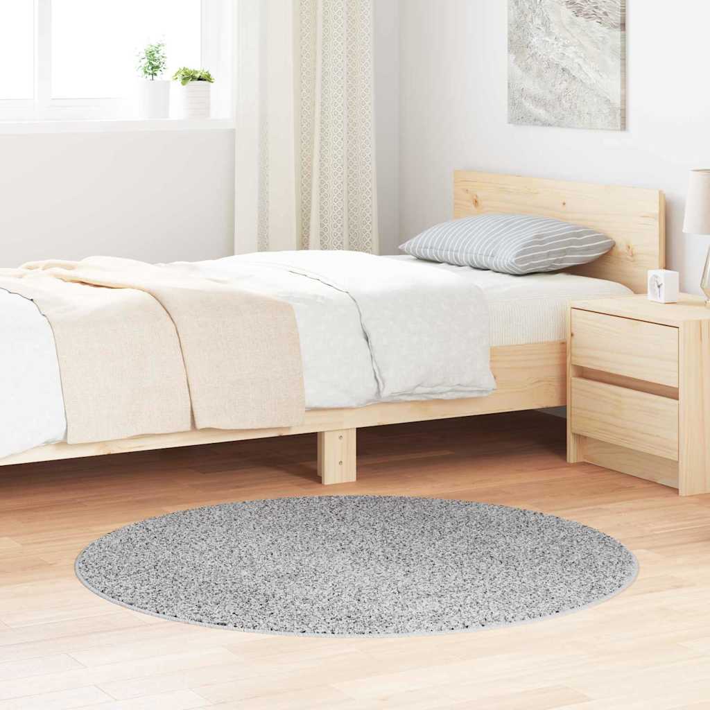 VidaXL rutschfester Shaggy-Teppich grau 120 x 120 cm PP