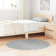 VidaXL rutschfester Shaggy-Teppich grau 120 x 120 cm PP