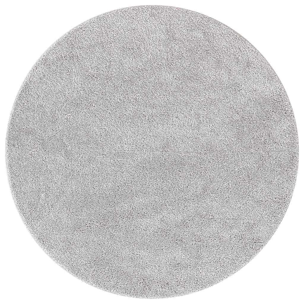 VidaXL rutschfester Shaggy-Teppich grau 120 x 120 cm PP