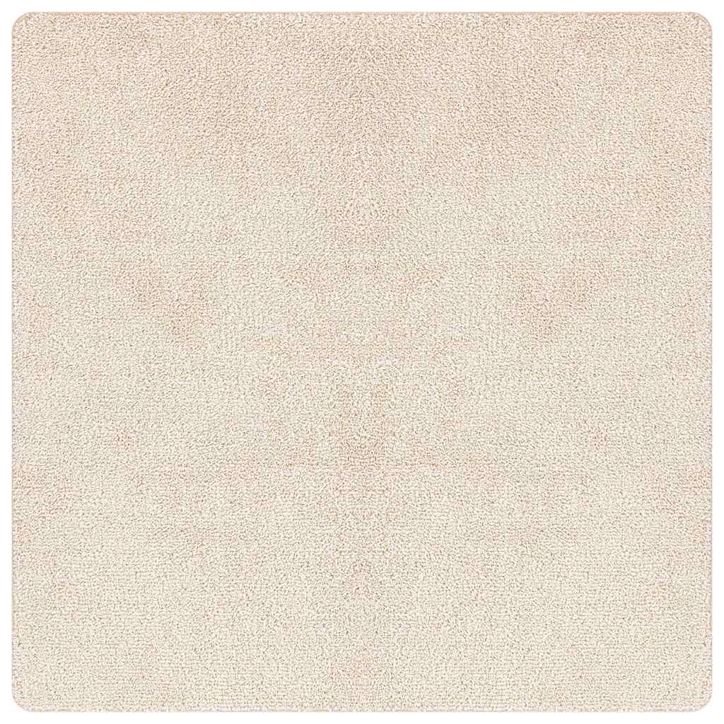 Vidaxx Anti-Rutsch-Shaggy-Teppich Creme 160 x 160 cm PP