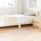 Vidaxx Anti-Rutsch-Shaggy-Teppich Creme 90 x 90 cm PP