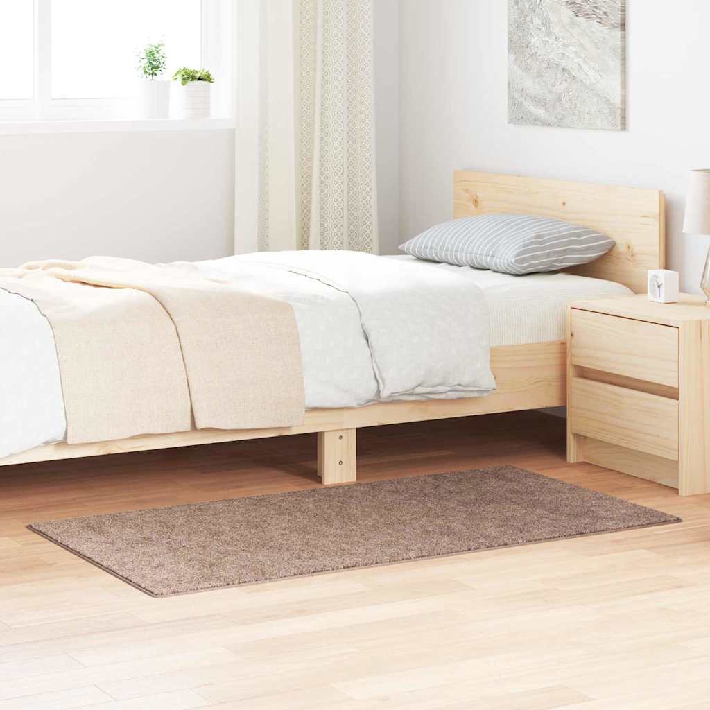 Vidaxx Anti-Rutsch-Shaggy-Teppich braun 80 x 150 cm PP