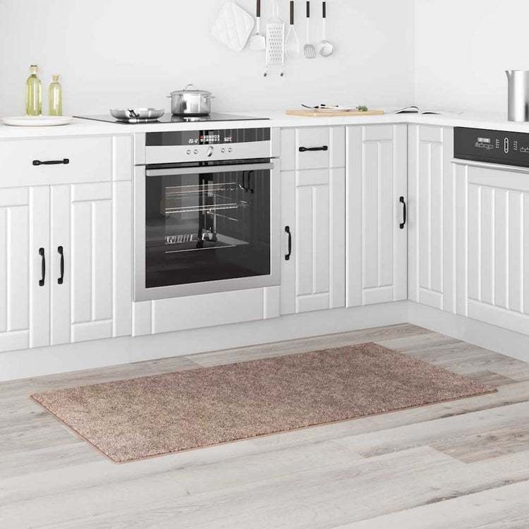 Vidaxx Anti-Rutsch-Shaggy-Teppich braun 80 x 150 cm PP