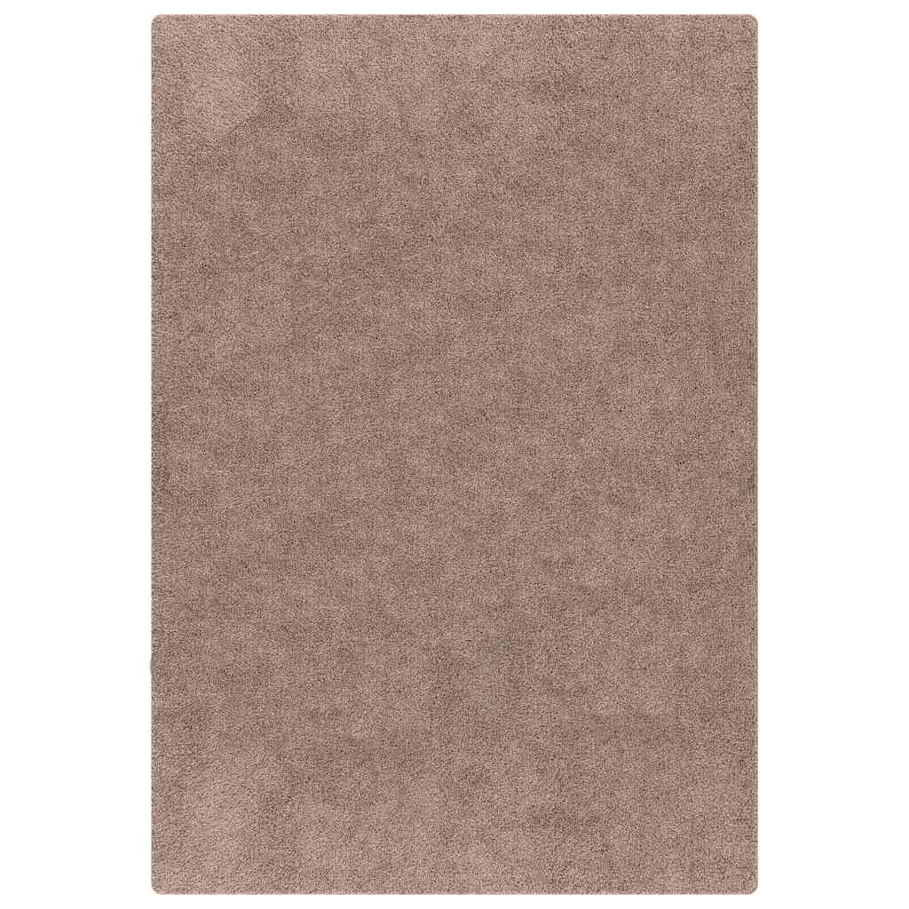 Vidaxx Anti-Rutsch-Shaggy-Teppich braun 80 x 150 cm PP