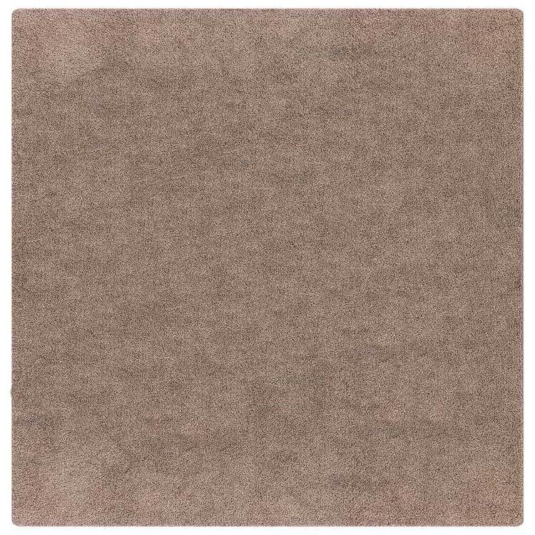 Vidaxx Anti-Rutsch-Shaggy-Teppich braun 120 x 120 cm PP