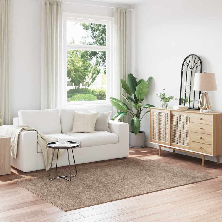 Vidaxx Anti-Rutsch-Shaggy-Teppich braun 160 x 230 cm PP