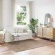 Vidaxx Anti-Rutsch-Shaggy-Teppich braun 160 x 230 cm PP