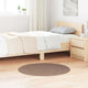 Vidaxx Anti-Rutsch-Shaggy-Teppich braun 90 x 90 cm PP