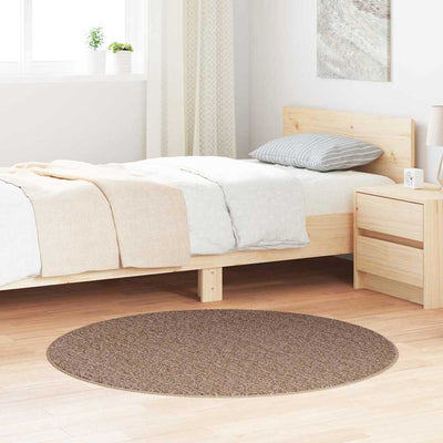Vidaxx Anti-Rutsch-Shaggy-Teppich braun 120 x 120 cm PP