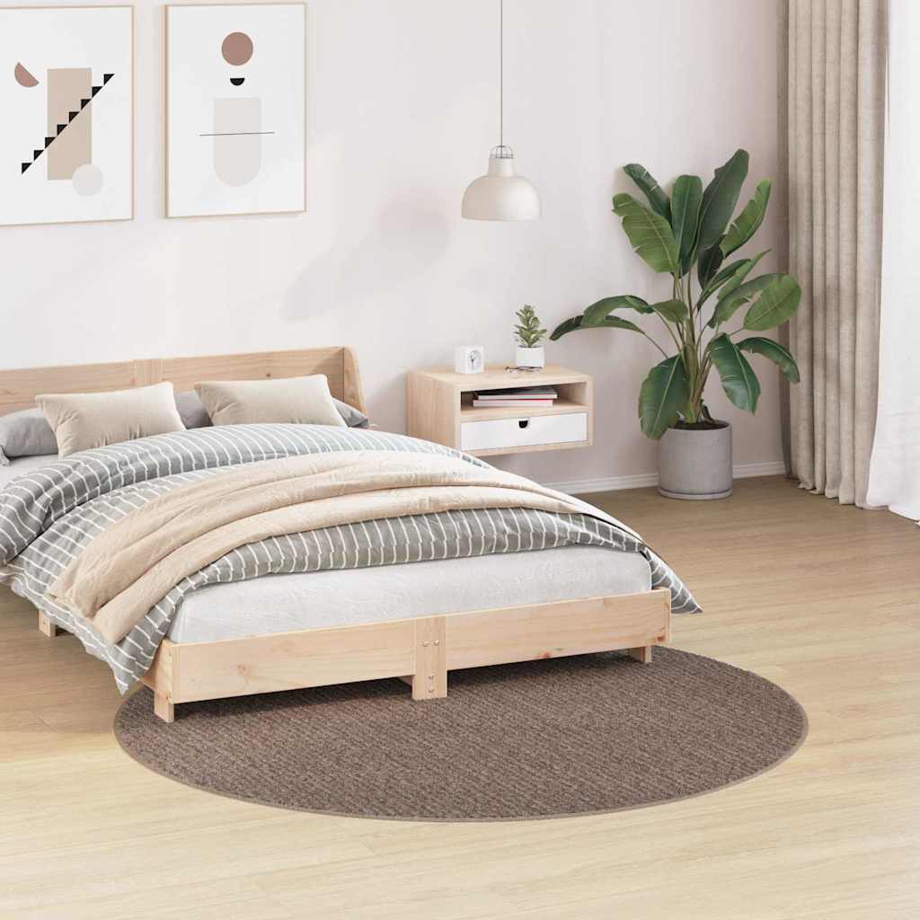 Vidaxx Anti-Rutsch-Shaggy-Teppich braun 160 x 160 cm PP
