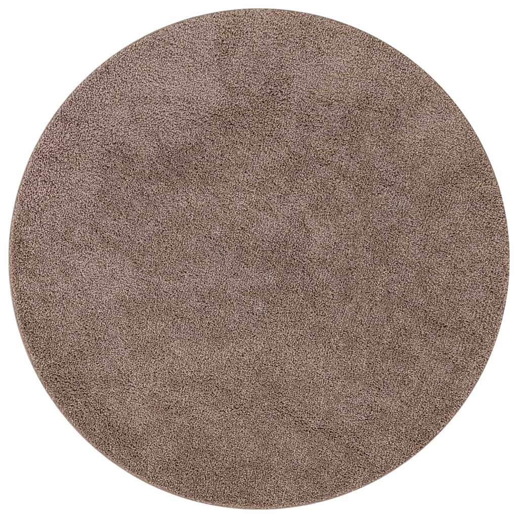 Vidaxx Anti-Rutsch-Shaggy-Teppich braun 160 x 160 cm PP