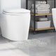 Vidaxx Anti-Rutsch-Badematte mit WC-Zuschnitt grau 50 x 50 cm PP