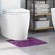 Vidaxx Anti-Rutsch-Badematte mit Toilettenausschnitt lila 50 x 50 cm PP