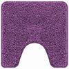 Vidaxx Anti-Rutsch-Badematte mit Toilettenausschnitt lila 50 x 50 cm PP