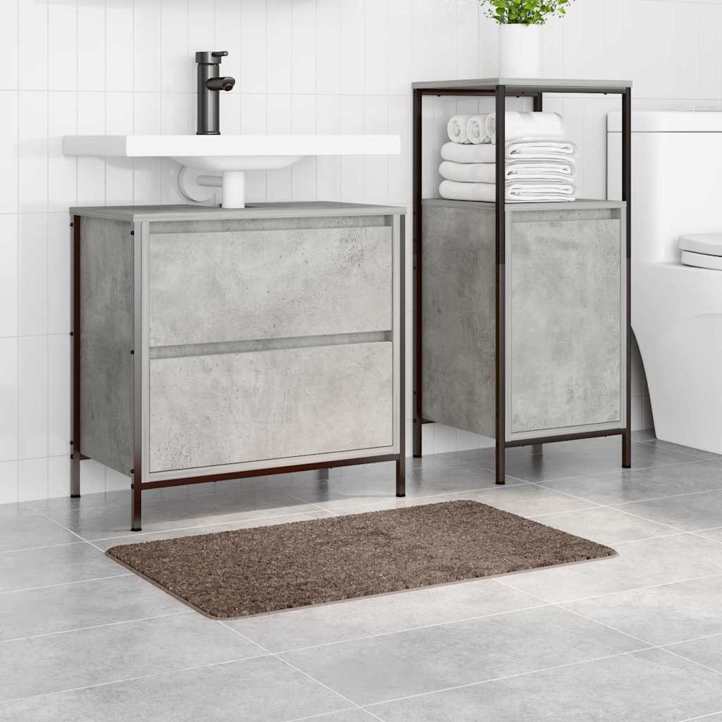 Vidaxx Anti-Rutsch-Badematte braun 50 x 80 cm PP