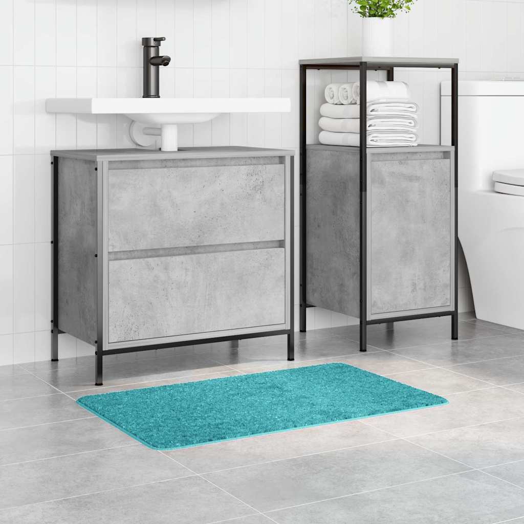 Vidaxx Anti-Rutsch-Badematte türkis 50 x 80 cm PP