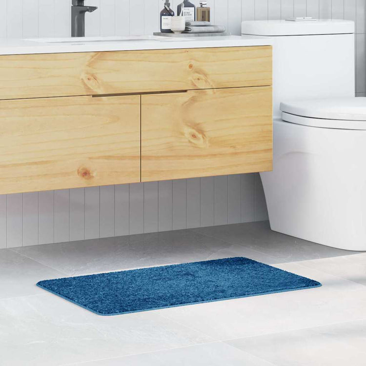 Vidaxx Anti-Rutsch-Badematte blau 50 x 80 cm PP