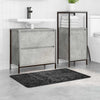 Vidaxx Anti-Rutsch-Badematte dunkelgrau 60 x 90 cm PP