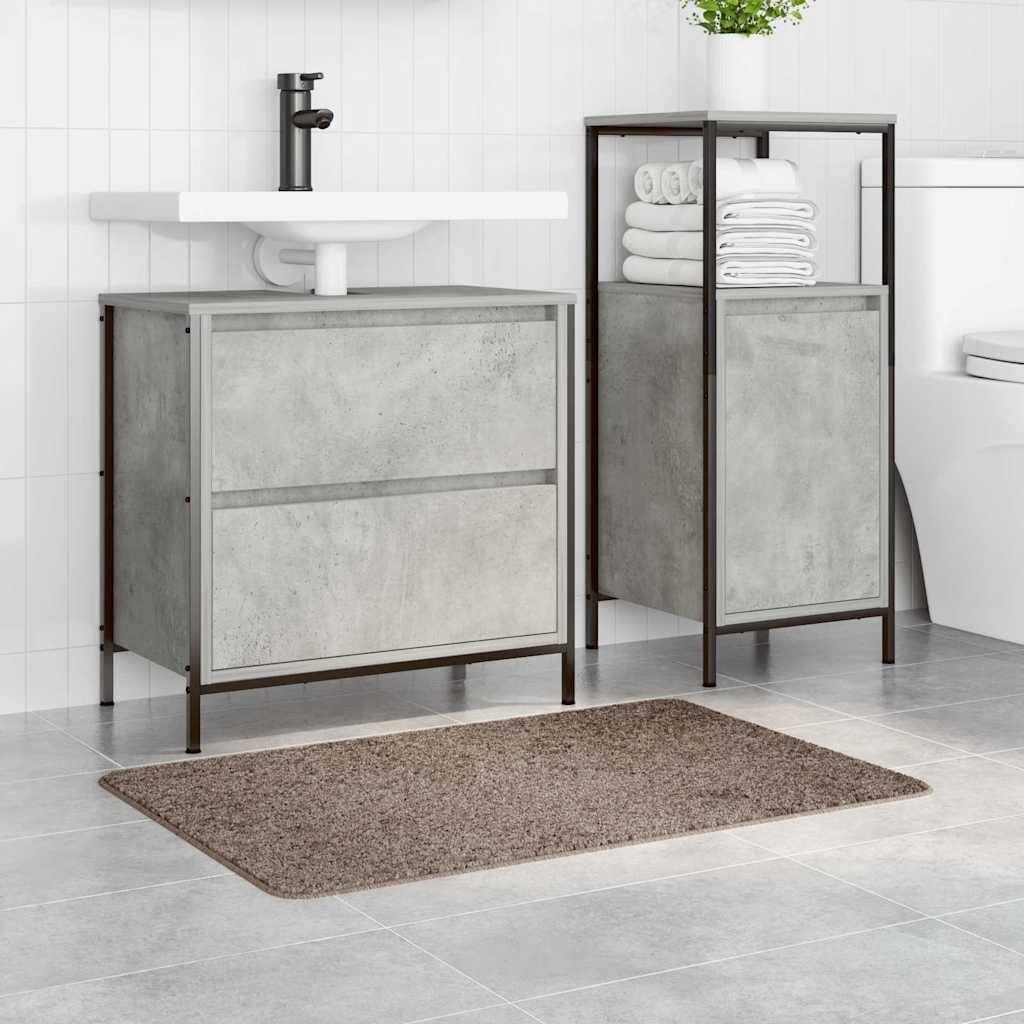 Vidaxx Anti-Rutsch-Badematte braun 60 x 90 cm PP