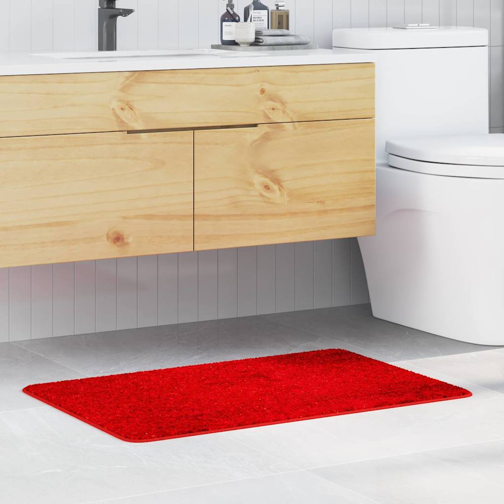Vidaxx Anti-Rutsch-Badematte rot 60 x 90 cm PP