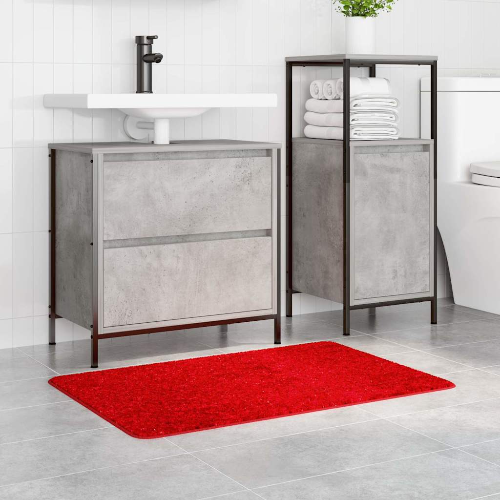 Vidaxx Anti-Rutsch-Badematte rot 60 x 90 cm PP
