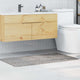Vidaxx Anti-Rutsch-Badematte grau 70 x 120 cm PP