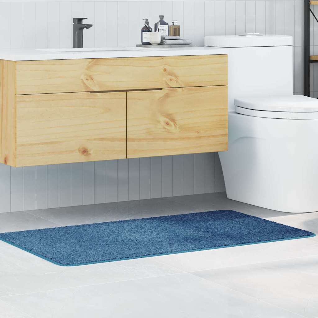 Vidaxx Anti-Rutsch-Badematte blau 70 x 120 cm PP