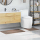 VidaXL Anti-Rutsch-Badematten-Set 2-tlg. braun PP
