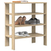 VIDAXL -Schuhregal 61x32x70 cm verarbeitetes Holz Sonoma Eiche -Colored