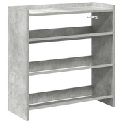 VIDAXL -Schuhregal 60x25x62 cm verarbeiteter Holzbetonpreis - afbeelding 2