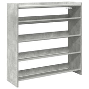 VIDAXL -Schuhregal 80x25x81 cm verarbeiteter Holzbetonpreis - afbeelding 2