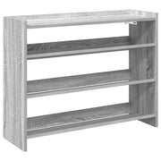 VIDAXL -Schuhregal 80x25x62 cm verarbeitetes Holzgrau Sonoma Eiche Farbe - afbeelding 2